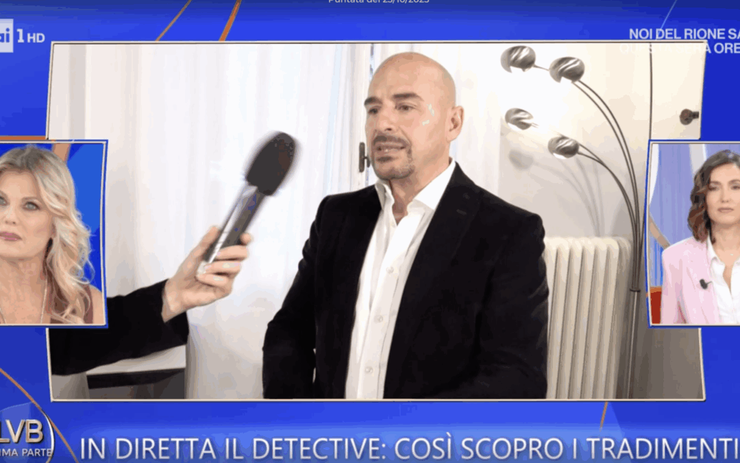 Giuseppe Tiralongo a La Volta Buona su Rai1: l’investigatore dei VIP parla di tradimenti e segreti del mestiere